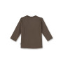 Sanetta Pure Jungen-Shirt langarm Dunkelgrün mit Blatt 80