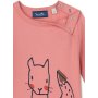 Sanetta Mädchen-Sweatshirt Orange Sweet Eichhörnchen