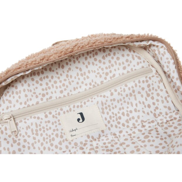 Jollein Wickeltasche Rucksack Boucle Biscuit