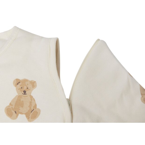 Schlafsack 4 Jahreszeiten 90 cm Teddybär mit abnehmbaren Ärmeln von Jollein