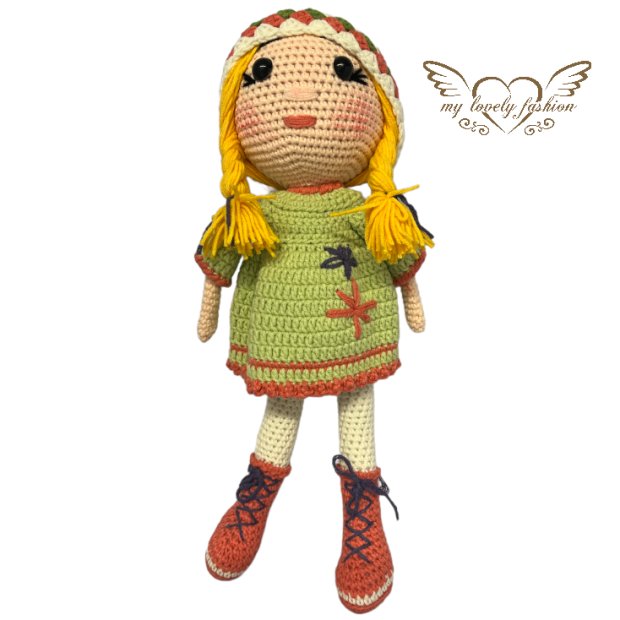 Handgehäkelte Amigurumi-Puppe Emma von my lovely fashion