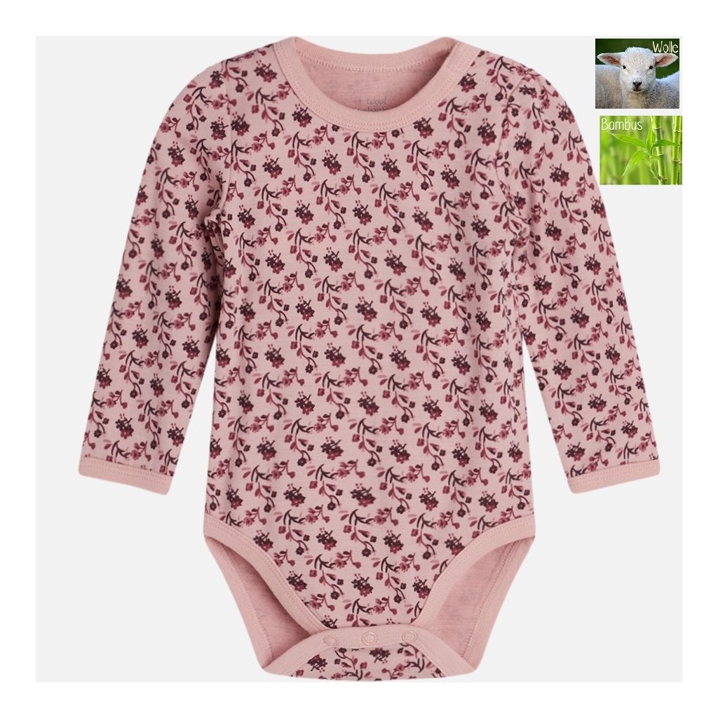 Hust and Claire Bibi Wolle Seide Schmetterling Body rosa