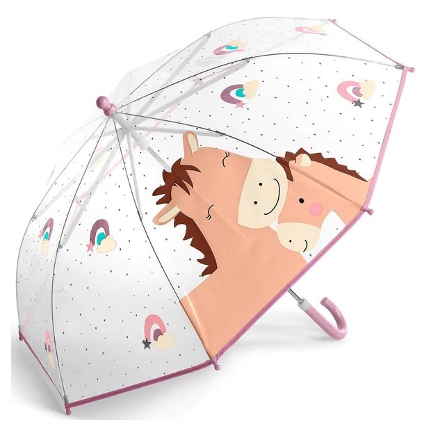 Sterntaler Kinder-Regenschirm Pauline Transparent