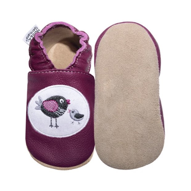 Krabbelschuhe - Vogelfamilie von HOBEA