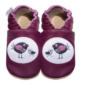 Krabbelschuhe - Vogelfamilie von HOBEA