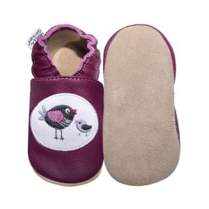 Krabbelschuhe - Vogelfamilie von HOBEA