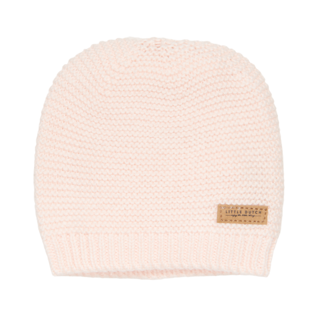 Gestrickte Babymütze Pink - Größe 2 von Little Dutch