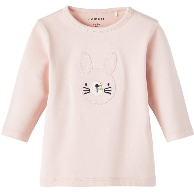 name it Baby-Shirt Dimma Hase rosa