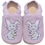 Hobea Krabbelschuhe - Hase pastell lila