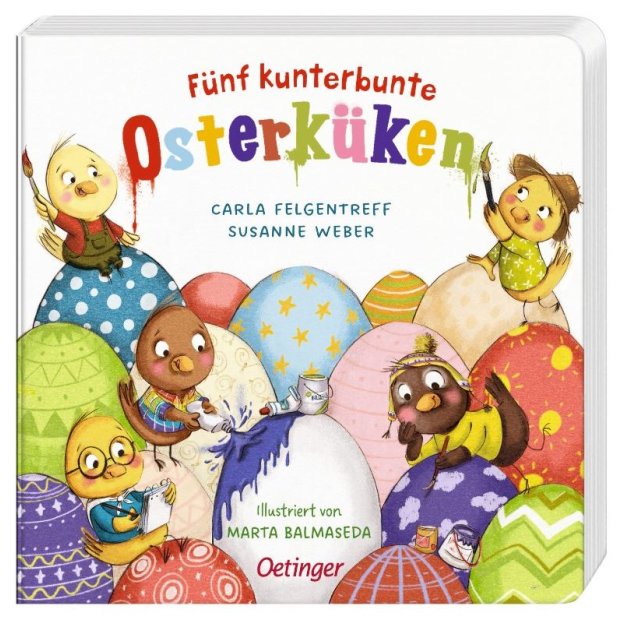Oetinger Kinderbuch Fünf kunterbunte Osterküken