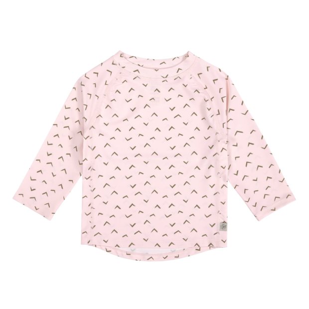 Lässig UV-Kinder-Shirt Zacken rosa