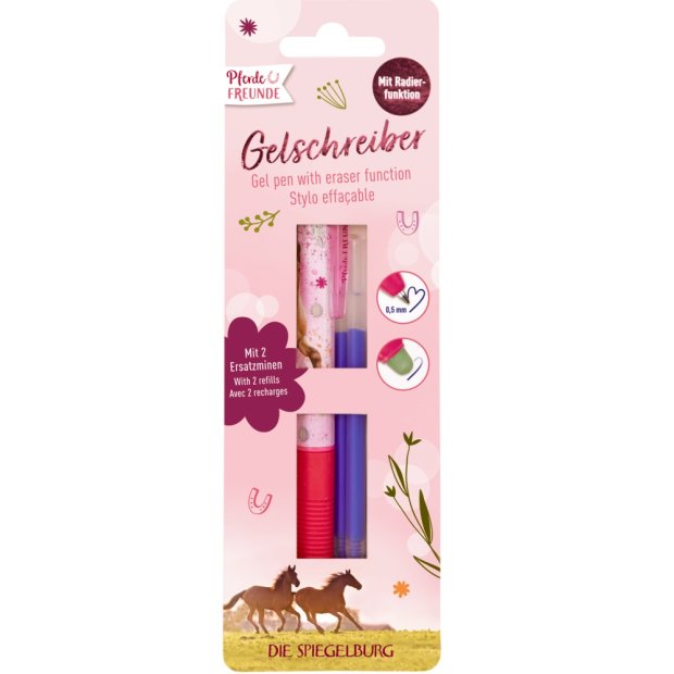 Coppenrath Gelschreiber mit Radierfunktion Pferdefreunde