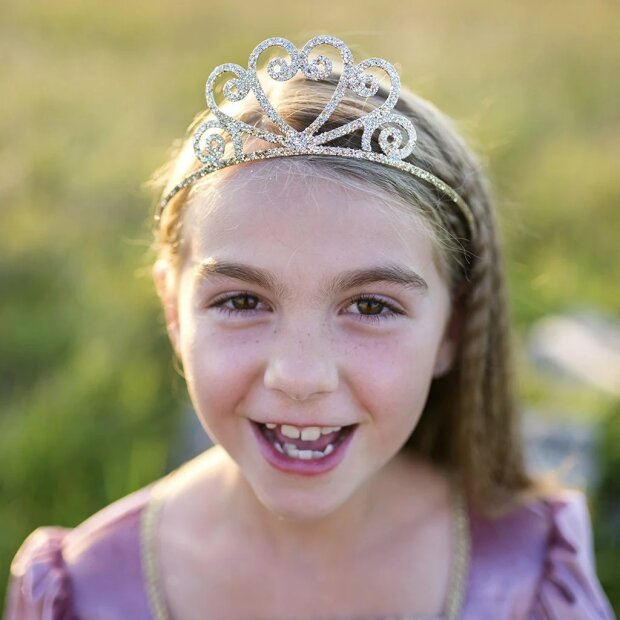 Great Pretenders Prinzessinnen-Tiara gold Glitter