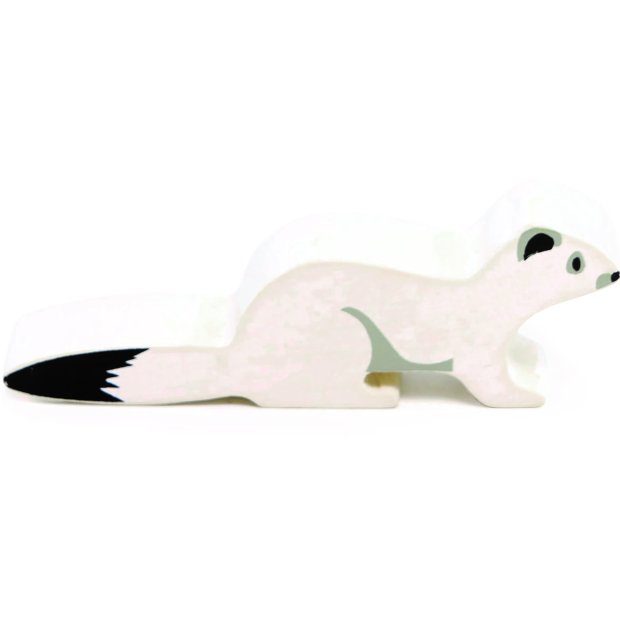 Holz Tier - Hermelin von tender leaf toys