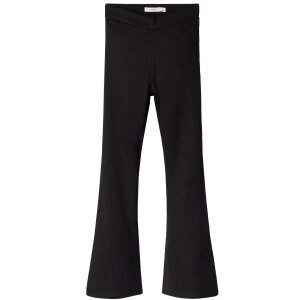 name it Kinder Legging mit Schlag schwarz
