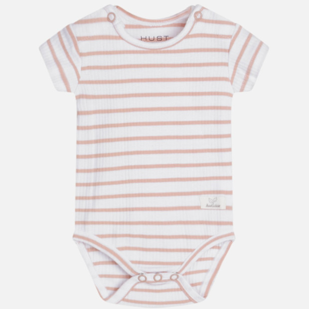 Hust and Claire Baby-Ringelbody Barni rose cloud