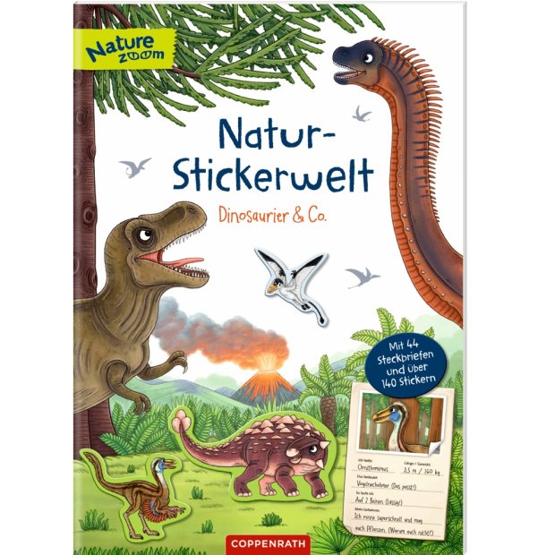 Coppenrath Natur-Stickerwelt Dinosaurier und Co