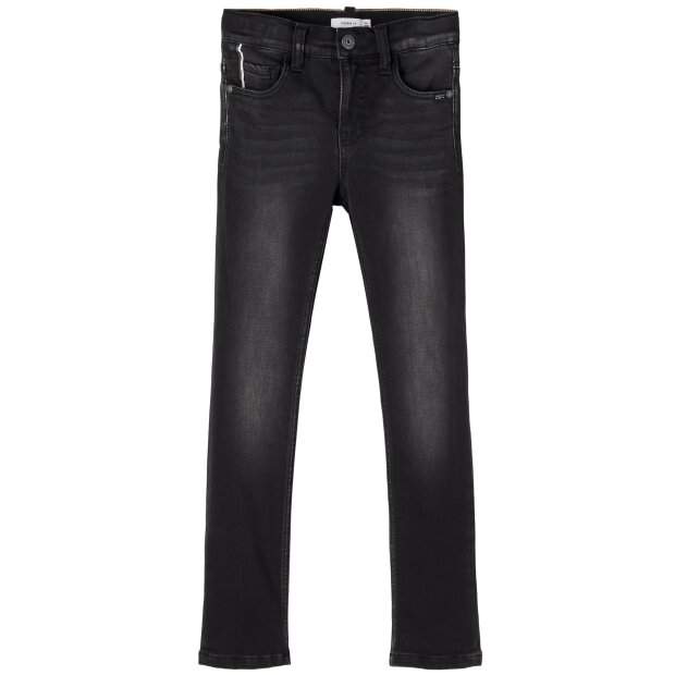 name it Kinder-Jeans Theo black denim