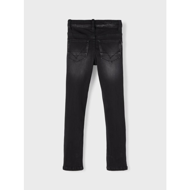 name it Kinder-Jeans Theo black denim