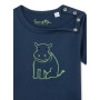 Sanetta Jungen-T-Shirt Nilpferd blau 68