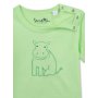 Sanetta Jungen-T-Shirt Nilpferd grün