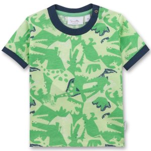 Sanetta Jungen-T-Shirt Nilpferd Krokodil