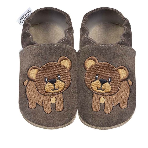 Hobea Lauflernschuhe - Bär dunkelbraun