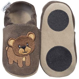 Hobea Lauflernschuhe - Bär dunkelbraun