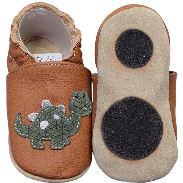 Hobea Lauflernschuhe - Dino braun