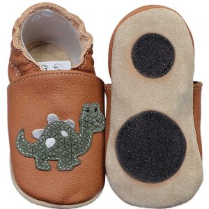 Hobea Lauflernschuhe - Dino braun