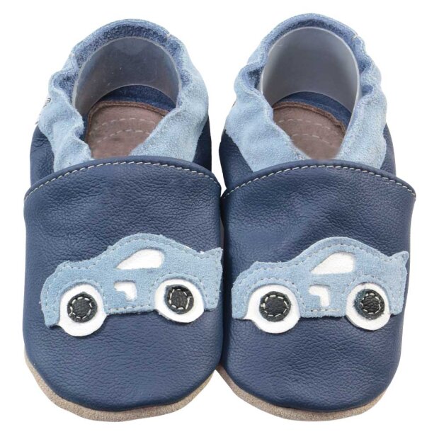 Hobea Lauflernschuhe - Rennauto dunkelblau