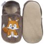 Hobea Krabbelschuhe - Fuchs dunkelbraun