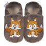 Hobea Krabbelschuhe - Fuchs dunkelbraun