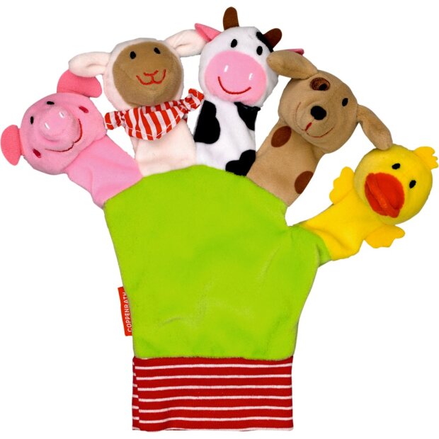 Coppenrath Fingerpuppen-Hand-Set Alle meine Fingerlein