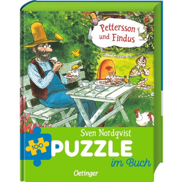 Oetinger Pettersson und Findus Puzzle im Buch