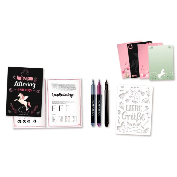 Coppenrath Mein Handlettering Starter-Set Unicorn
