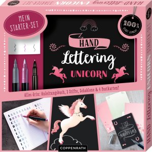 Coppenrath Mein Handlettering Starter-Set Unicorn
