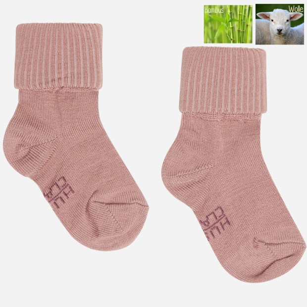 Hust and Claire Wolle-Bambus-Socken Flosi burlwood 37 / 39