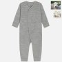 Hust and Claire Mila Baby-Wolle Seide-Shlafoverall Grau