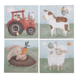 Little Dutch 4 in 1 Puzzle-Set Little Farm