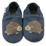 Hobea Krabbelschuhe RecyStep Igel dunkelblau