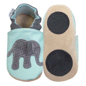 Hobea Lauflernschuhe - Elefant hellblau