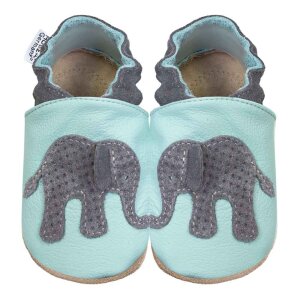 Hobea Lauflernschuhe - Elefant hellblau