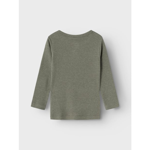 name it geknöpftes Jungen-Shirt dusty olive