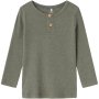name it geknöpftes Jungen-Shirt dusty olive