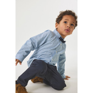 name it Jungen Hemd mit Schleife cashmere blue