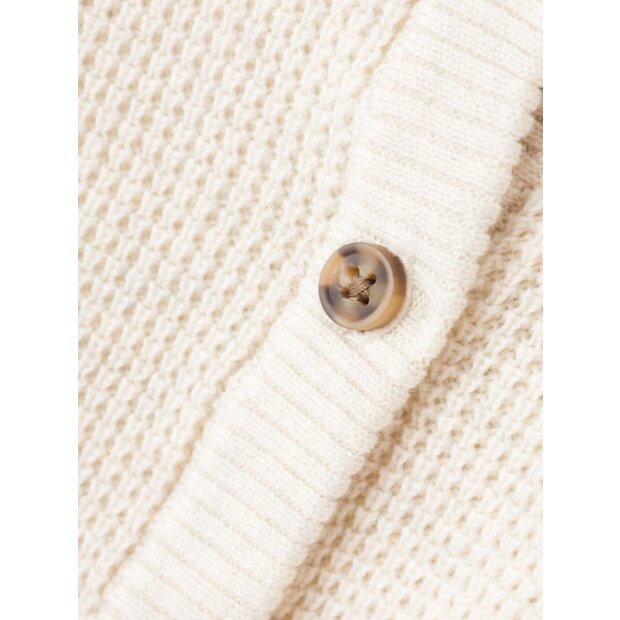 name it Baby Strickjacke Waffelstrick natur