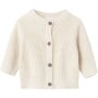 name it Baby Strickjacke Waffelstrick natur