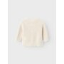 name it Baby Strickjacke Waffelstrick natur