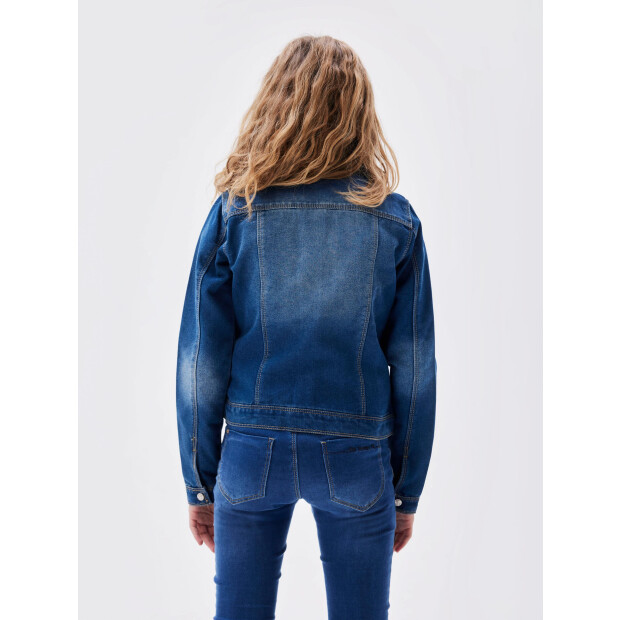 name it Mädchen-Jeansjacke denim mittelblau